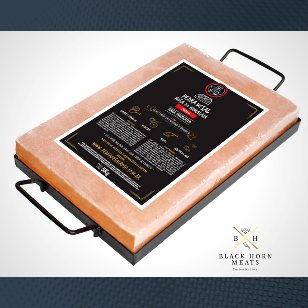 Pedra de Sal Rosa c/ Suporte BR Spices