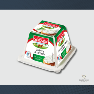 Queijo de Cabra Cremoso Aerado com Alho e Ervas Soignon