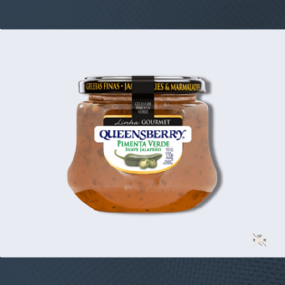 Geléia Queensberry Gourmet Pimenta Suave Jalapeño