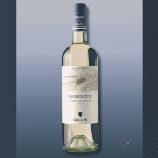 Vinho Branco Cecchi Vermentino "treno Del Mare" Maremma Doc 2022