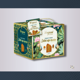 Panettone Italiano Vergani c/ Chocolate de Dubai 800g
