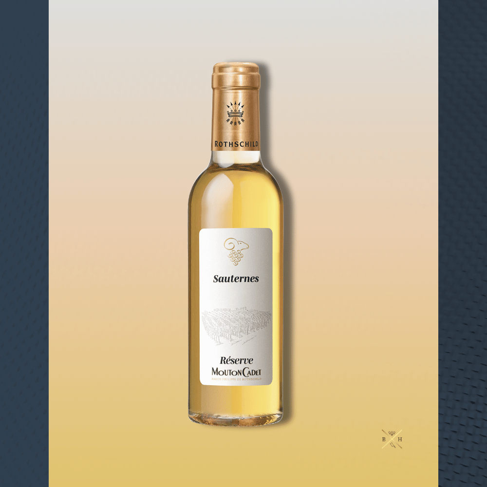 ワイン Leussec Sauternes & Mouton Rothschild Vinho Mouton Cadet Réserve Sauternes (375ml) | Black Horn Meats